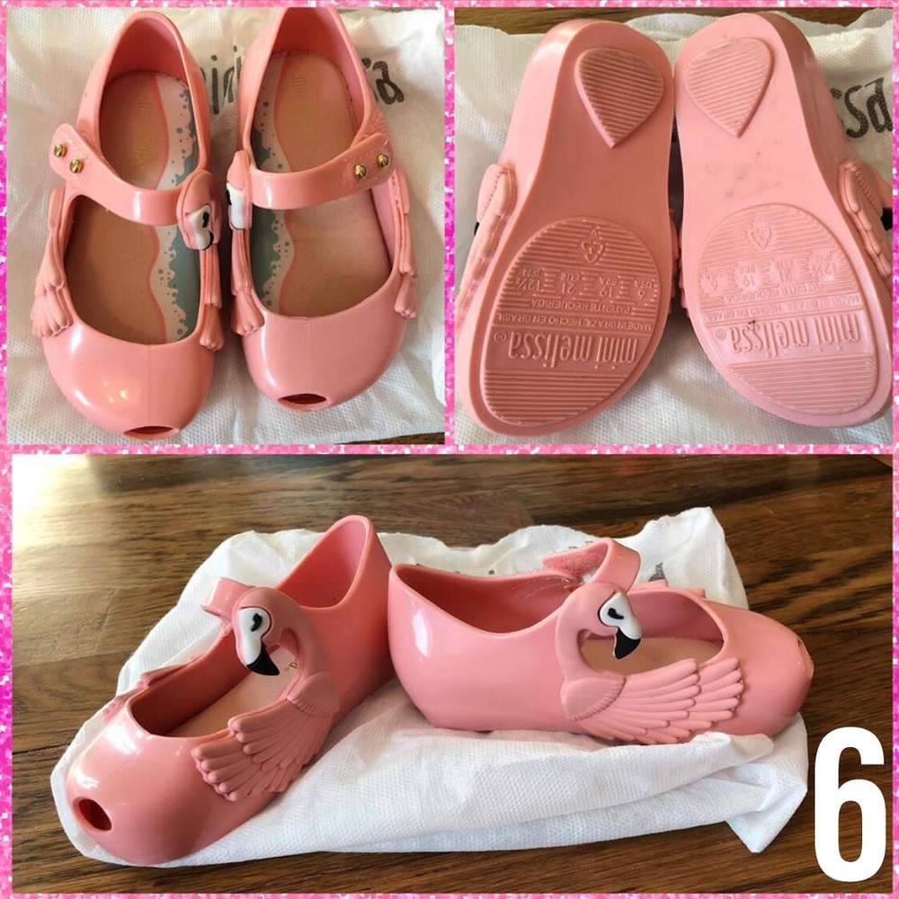 Mini Melissa Flamingos size 6